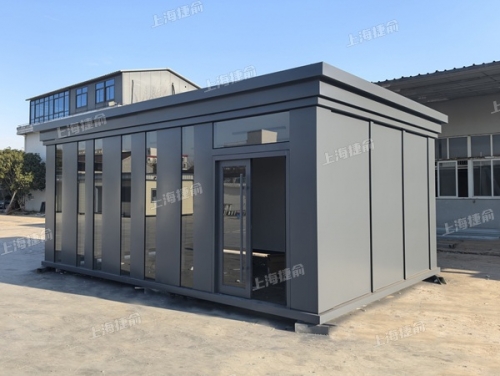 保安门卫值班岗亭 高档钢结构门岗治安亭