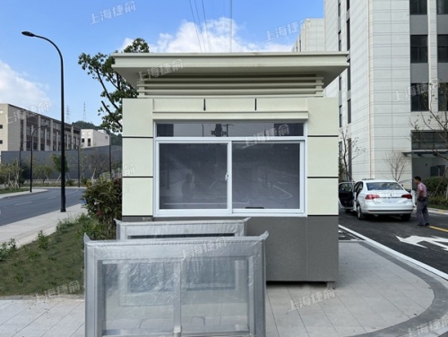 真石漆岗亭定做 户外门卫值班保安执勤房